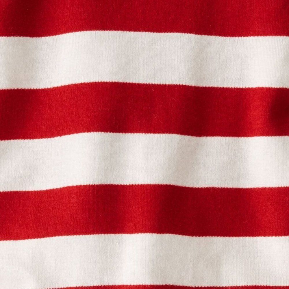 LITTLE Planet Organic Cotton 2-Piece PJs Red Stripes - Picture 3 of 4